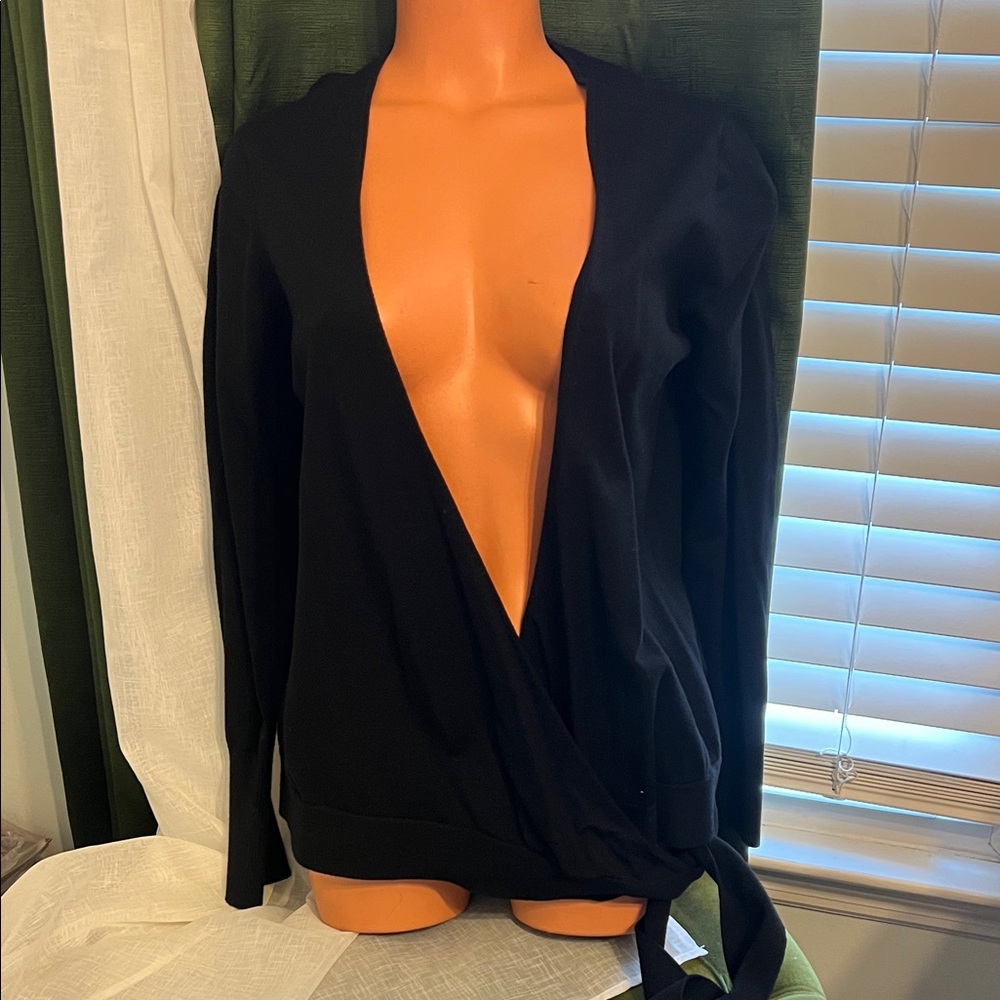 LOFT Black Knit Cardigan